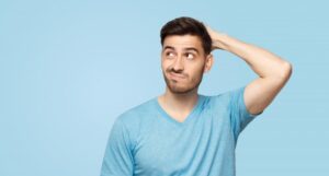 Man wondering if his bad teeth is genetic